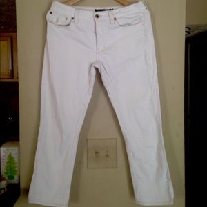 Waverly Cropped White Jeans Polo Ralph Lauren
